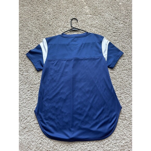 Women’s NHL Tampa Bay Lightning Swoop Back Performance Tee Size L NWT Blue - Picture 8 of 8